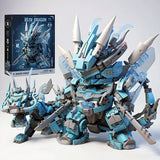 2in1 Superhero Mecha Robot Snake Transforming Building Blocks DIY Kids Toy Gift Model