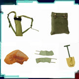 1/6 Scale Soldier Accessory Grain Bags Equipment Bag Engineer Shovel Model Model