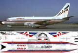V1 Decals Boeing 737-200 CP Air for 1/144 Airfix Model Airplane Kit V1D0253 Model