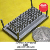1/350 Scale Various Country Warship Crews WW2 Navy Crew Resin Model Model