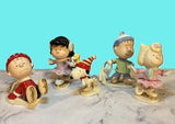 Lenox Peanuts Ice Skating Figurine Set of 5  Never Displayed New ?????? Model