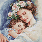 Luca-S counted cross stitch kit "Eternal Love", 25x25cm, DIY Model