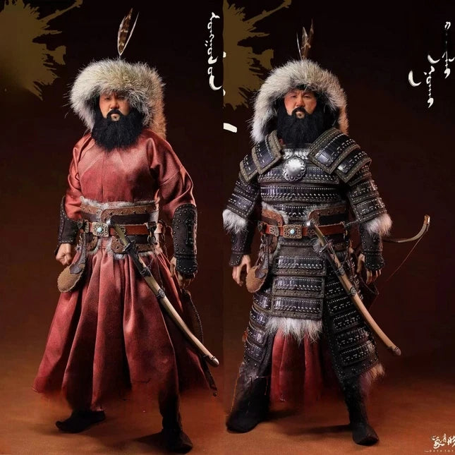 New DXYX Studio Mongol Empire HuBiLai Action Figure Model In Stock 1/6 Scale Toy Model