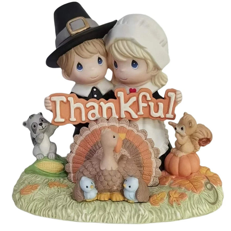 Precious Moments Grateful And Thankful, Our Hearts Are Full Limited Edition Figu Model