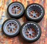 Resin 21/20-inch Billet Specialties Drag Comps Model car wheels, 1/24 1/25 Scale Model