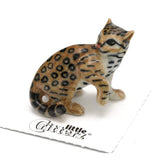 Little Critterz Ocelot "Moche" - Handcrafted Miniature Porcelain Figurine Model