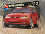 AMT ERTL 1997 Ford SVT Mustang Cobra 1/25 Model Kit 8231 Open Box Complete Model