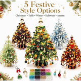 **Handmade DIY Beaded Christmas Tree Desktop Ornament Craft Kit** Model