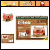 7mm O Gauge Model Railroad Building Kit - Cardboard Corner Inn for City Layout Model