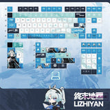 Arknights Arcane? Backlit Keycaps Dye-sub PBT 130 Keys for Cherry MX Keyboard Model