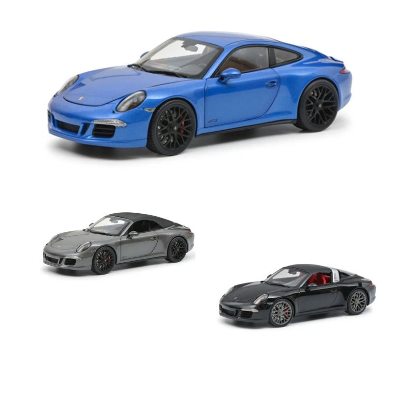 Schuco 1/18 Porsche 911 GTS Targa Alloy Model Cayman #GT4 Model
