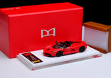 DMH 1/64 Scale Red LaFerrari Aperta Convertible Sports Car Model Diecast Car Model