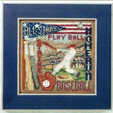 MILL HILL Buttons Beads Kit Cross Stitch HOME RUN MH14-2106 w/ Ceramic Button Model