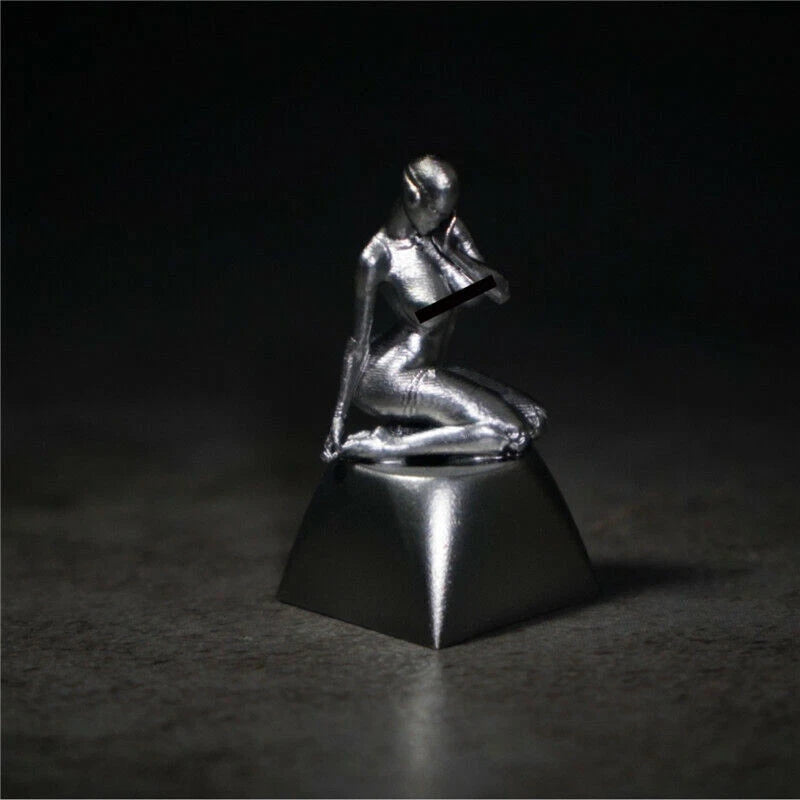 Female Figure Resin Artisan Keycap For Cherry MX Mechanical Keyboard Gift NEW Model