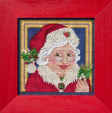 Mill Hill 2026 Winter Series Buttons & Beads Cross stitch kit~ Mrs. Claus Model