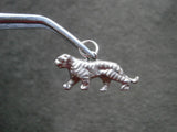 Tiger Vintage Solid Sterling Silver Bracelet Charm Pendant 2.3g Charms