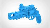 Modified Smith & Wesson Model 629 - XXX 2002 Movie  - 3D Printed DIY Kit Replica Model