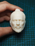 1/6 Not-colored Hiroyuki Sanada Head Carved Model Fit 12'' Action Figure Model