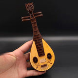 1:6 Scale Lute Model Mini Plastic Pipa Props Ornaments Scene for 12