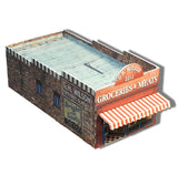 Z Scale 1:220 Building Grocery Store Cardstock Model Kit PRE CUT & SCORED GSZ1 Model
