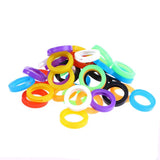 72Pcs Flexible Silicone Key Caps Color Coded Number Key Covers Dust Water Proof Model