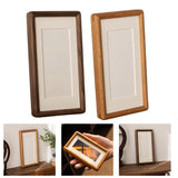 Solid Wood Photo Frame with Minimalist Design for 8 by 15 Centimeter Photos Model
