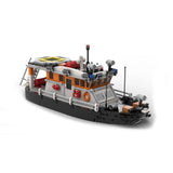 MOC Patrol Boat Craft Vessel Model Building Set 601pcs Toy Blocks Kit Model