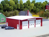 Pikestuff 541-0192 Fire Station RED HO Building Kit HH Model