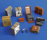 1/35 Scale Die-Cast Resin Model Assembled Kit German Radio Set Scene Model Model