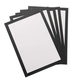 11.7x8.3 Inch Color Frame Poster Board, 2 Pcs Poster Board Paper, Black Model