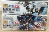 GUNDAM G-EXES & G-XIPHOS  1:144 HG AGE BANDAI SET Model Kit Model