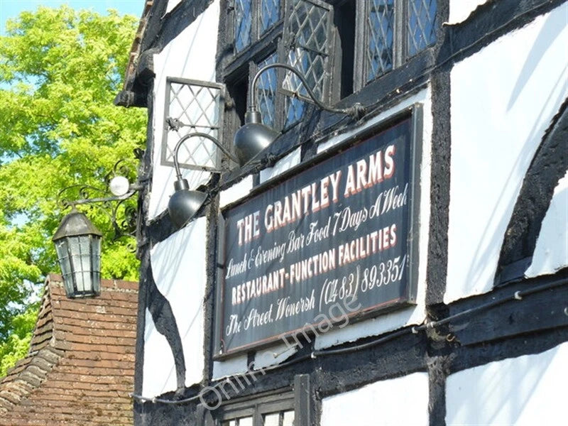 Photo 6x4 Board at the Inn Wonersh The Grantley Arms, a fine, old, half-t c2009 Model