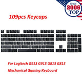 A Full Set keycaps Replacement for Logitech G813 G815 G913 G915 Keyboard Black Model