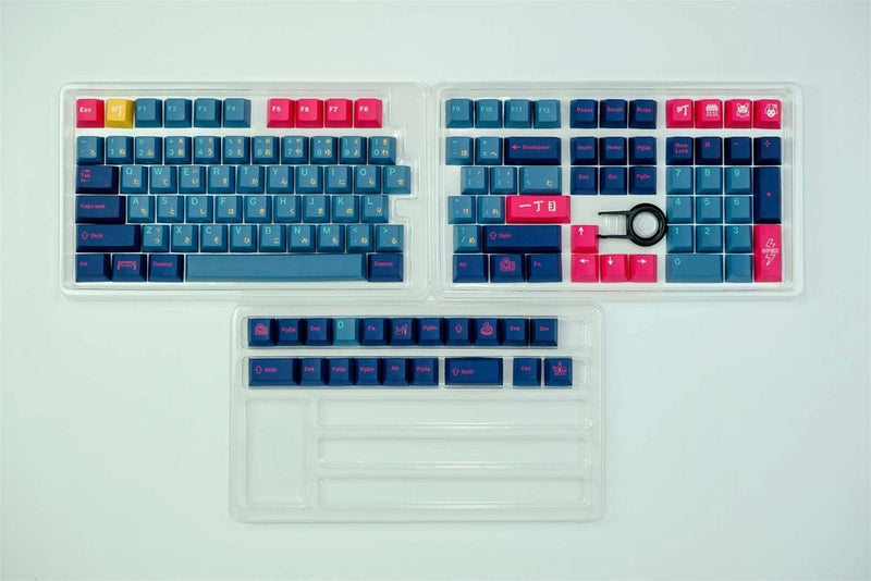 129 Keys Kabuki-Cho Keycap Copy PBT Dye Subs Cherry Profile Keycap Set Model