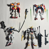 Gundam Scale Model Kit Lot - MG Heavyarms, Wing Zero, Barbatos, HG Lupus Rex Model