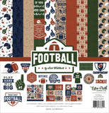 Echo Park Paper FOOTBALL 12x12 Scrapbook Cardstock Collection Kit Model