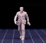 1/64 1/43  figure Frankenstein fit 1:64 car street unpaint white model Model