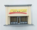 HO Scale  Commercial Building Kit - Auto Parts Model