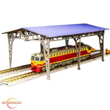 Diorama N Scale Railway Station Model Gauge  Locomotive Depot  Building Model Model
