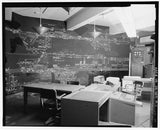 Photo:Railroad Dispatch Office Model Board Trackage Map 1960s Control Room Model