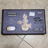Mechanical Music Box, Airplane Control Tower 3D Wood Model ROKR Factory Sealed Model