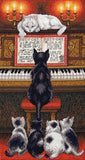 DIY Needlepoint Kit Music lesson Cross-Stitch Craft Set for Home Decor & Gifting Model