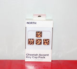 North Key Cap Pack Cheetah Accent Print Arrow Keys and Spacebar *NEW* Model