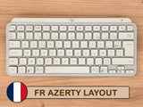 Logitech MX Keys Mini Blanc ? FR AZERTY Touches & Charni¨¨res Keycaps & Mechanism Model