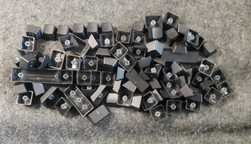 Key Cap  Set.  Shine Through . Clicky Keys .....  ....(SB8) Model