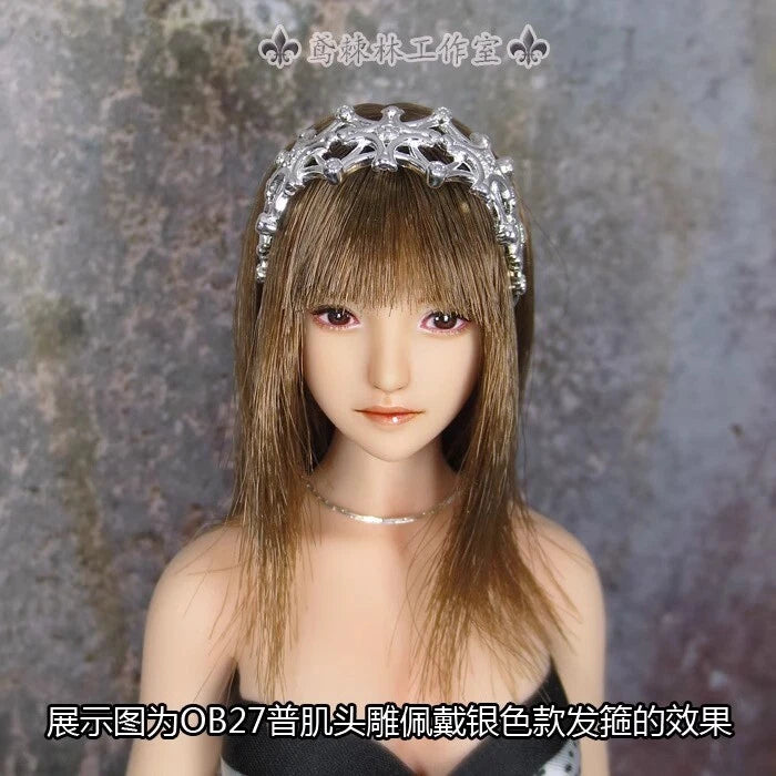 1/6 Female Openwork Cross Hair Band Model For 12 ¡°ph Tbl Action Figure Body Model