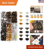 320 Pcs Snap Fastener Kit - Versatile 15mm Steel Buttons for Crafts Model