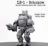 1/35 Soviet Robot Infantry Resin Model Kit Uncolored GK Sci-Fi Uncolored Model