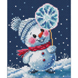 CDA counted cross stitch kit "Icicle Lollipop", 10,5x12,5cm Model