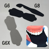 Dental Orthodontic Black Background Photo Image Contrast Board Oral Cheek Plate Model